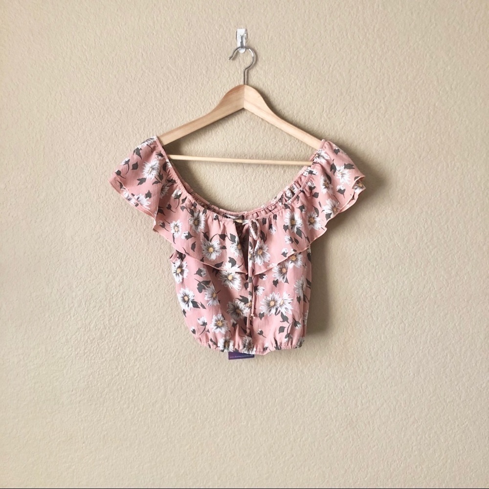 NWT Show Me Your Mumu Darla Off the Shoulder top - Picture 5 of 7